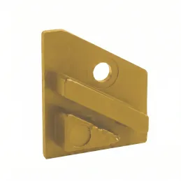 Satz mit 2 Endkappen für das Eck-LED-Profil ZARIA - mit Loch / Gold