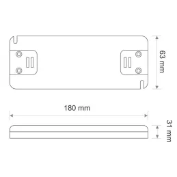 LED Trafo PREMIUM SLIM 12V DC / 132W