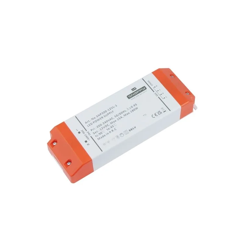 LED Trafo PREMIUM SLIM 12V DC / 180W