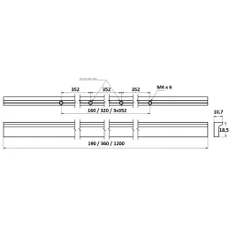 Griff NARA / Schwarz matt