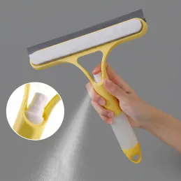 Fensterabzieher mit Sprühflasche