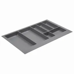 Besteckeinsatz für Schublade PEGAS / Grau