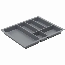 Besteckeinsatz für Schublade PEGAS / Grau