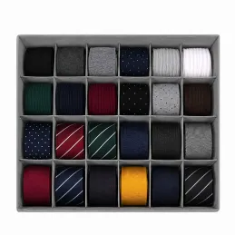 4-teiliges Set Aufbewahrungsboxen für den Kleiderschrank LORD / Grau