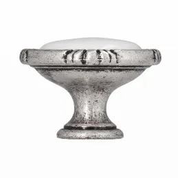 Knopfgriff VIVALDI mini / Alt-Silber