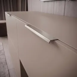 Griffleiste für Türkante MELIA / Nickel matt