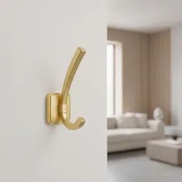 Garderobenhaken PORTAS / Gold matt