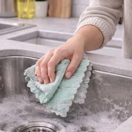 Set aus Mikrofaser-Reinigungstüchern TOPCLEAN - 10 Stück