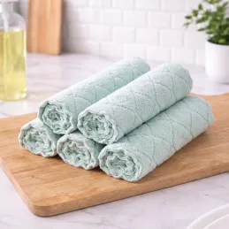 Set aus Mikrofaser-Reinigungstüchern TOPCLEAN - 10 Stück