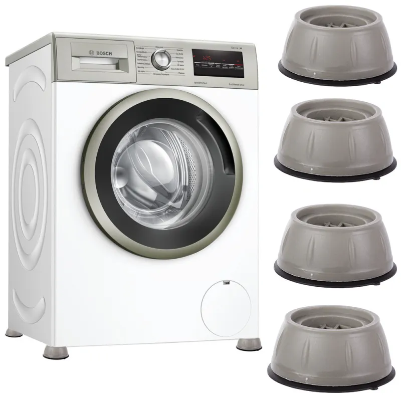Anti-Vibrationsunterlagen für Geräte und Möbel / Grau - Set mit 4 Stück