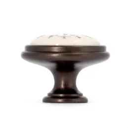 Knopfgriff VIAMO CLOCK / Braun Metallic
