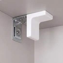 Beschläge für Hängeschrank mit Kappe - Weiß