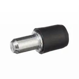 Glasbodenhalter mit Dichtung – 100 Stück / Schwarz