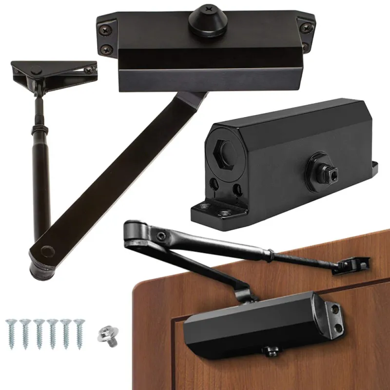 Türschließer UNIO 40-60kg / Schwarz matt