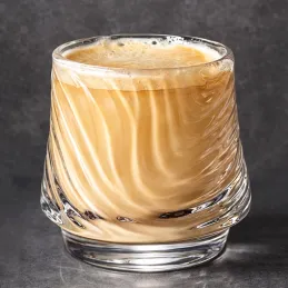 Borosilikatglas Kaffeeglas GROOVE 150 ml / Transparent