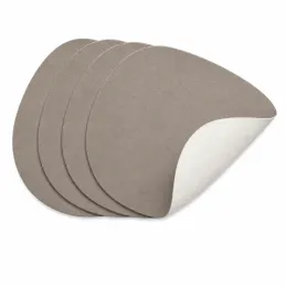 Set mit 4 Tischunterlagen LANIO 110 x 140 mm / Beige
