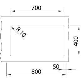 Keramikspüle Blanco ROTAN 340 / 160 U