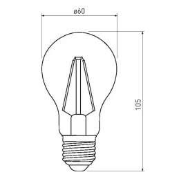 LED-Glühbirne 11W / Klar