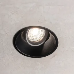 Design-Spotleuchte mit Schwenkfunktion ADAMO ROUND / Schwarz matt