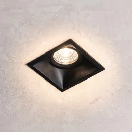 Design-Spotleuchte mit Schwenkfunktion ADAMO SQUARE / Schwarz matt