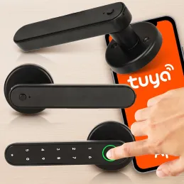 Innenraum-Türgriff mit Fingerabdruck- und Codefunktion EXIA / Schwarz matt