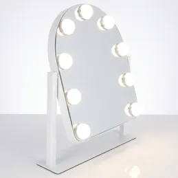 Kosmetikspiegel mit LED-Licht LILIANA / Weiß