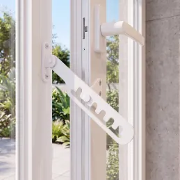 Fensterblockierbeschläge - 2 Stück / Weiß