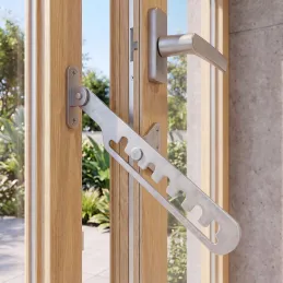 Fensterverriegelung - 2 Stück / Nickel