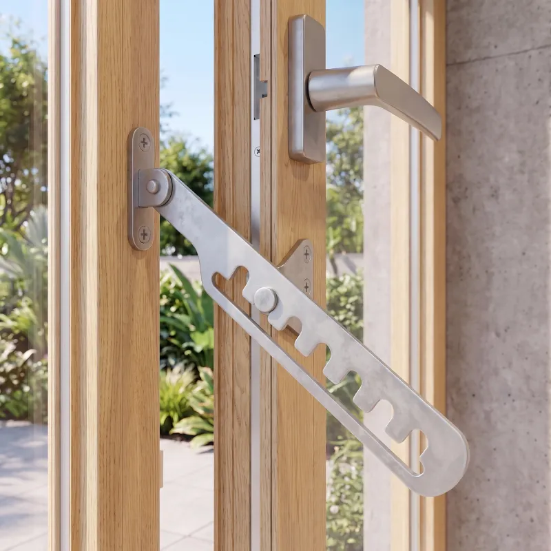 Fensterverriegelung - 2 Stück / Nickel