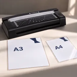 Laminiergerät mit Papierschneider EASY / Schwarz