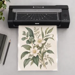 Laminiergerät mit Papierschneider EASY / Schwarz