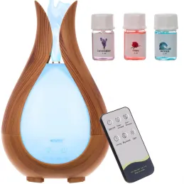 LED Ultraschall-Luftbefeuchter mit Fernbedienung DROP / Naturholz