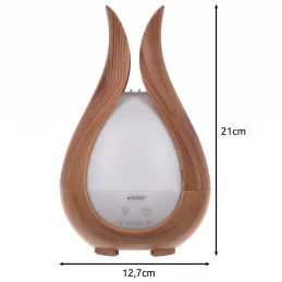 LED Ultraschall-Luftbefeuchter mit Fernbedienung DROP / Naturholz