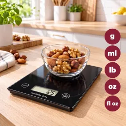 Digitale Küchenwaage EASY COOK / Schwarz