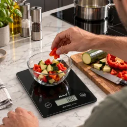 Digitale Küchenwaage EASY COOK / Schwarz