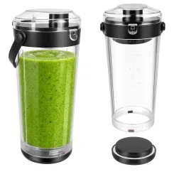 USB elektrischer Mixer ARIANO für Smoothies und Cocktails 600 ml / Schwarz