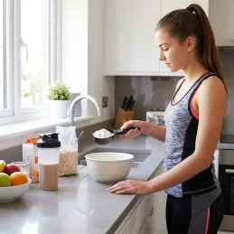 Küchen-Schöpfkelle mit LCD-Display und Waage XXL / Schwarz matt